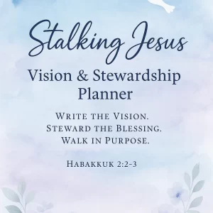 Stalking Jesus Vision & Stewardship Planner PDF Download